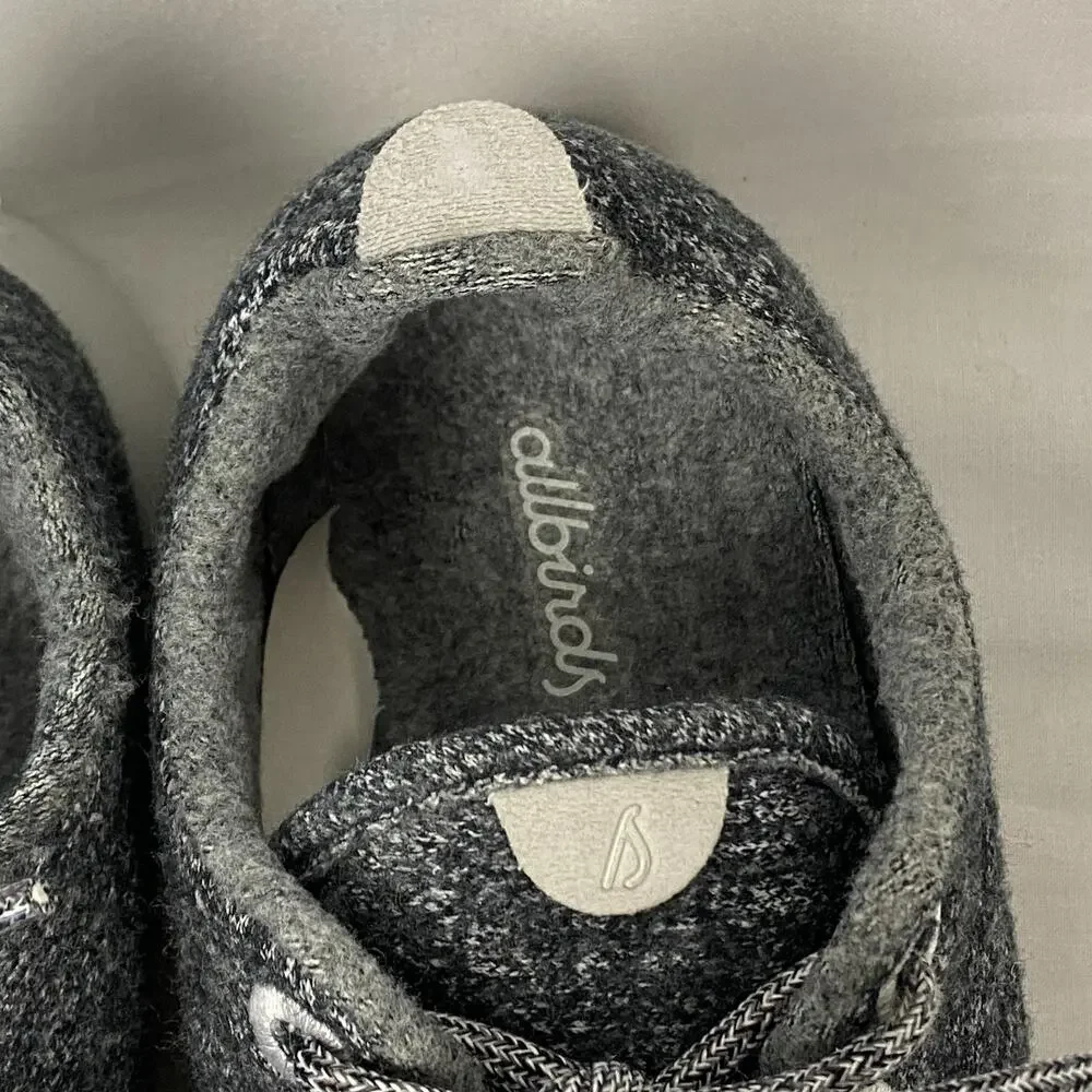 Allbirds Shoes Womens Size 10 Charcoal Gray Wool Runners Merino Lace Up Sneakers